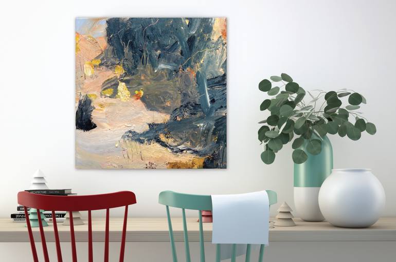 Original Abstract Landscape Painting by Alexandra Plim