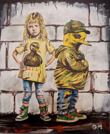 Original Children Paintings by Gabriele Mueller