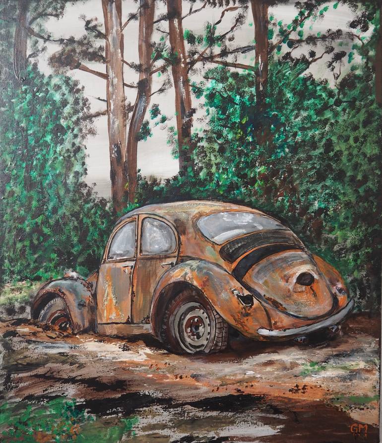 Original Contemporary Car Painting by Gabriele Mueller
