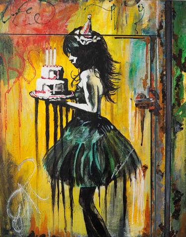 Original Contemporary People Painting by Gabriele Mueller
