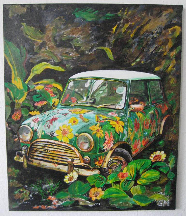 Original Contemporary Car Painting by Gabriele Mueller