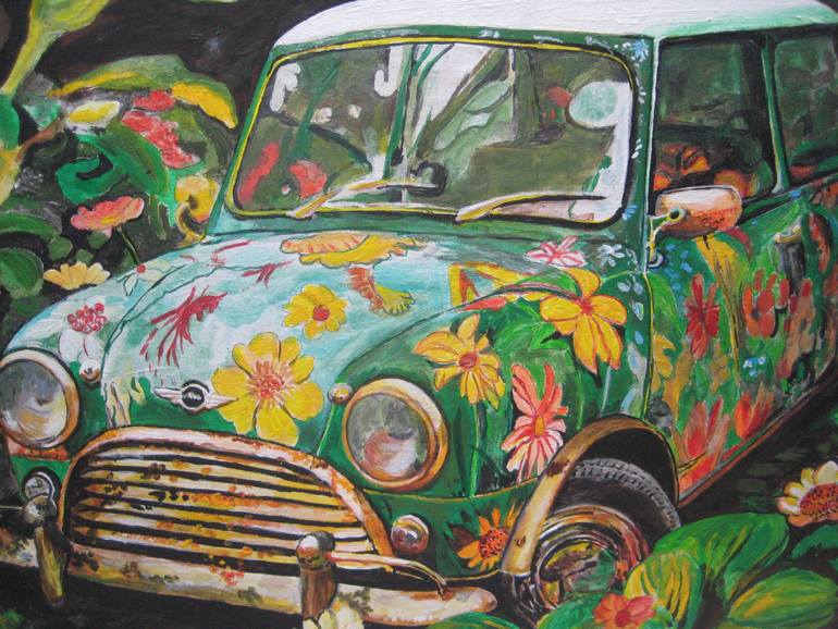 Original Contemporary Car Painting by Gabriele Mueller