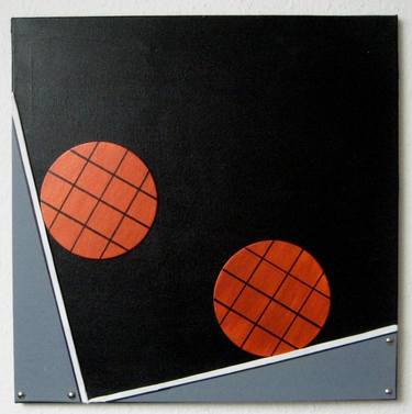 Original Pop Art Geometric Collage by Gabriele Mueller
