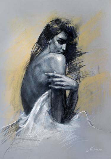 Print of Figurative Body Drawings by Giorgi Makharasvili