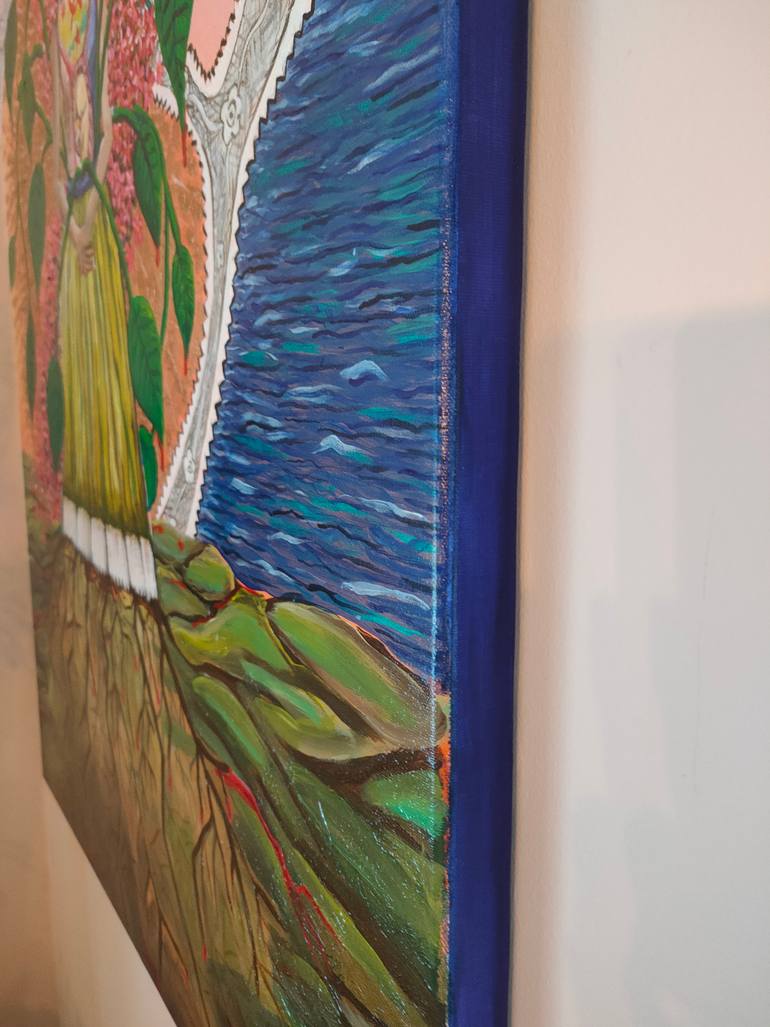 Original Documentary Pop Culture/Celebrity Painting by Eva Weller