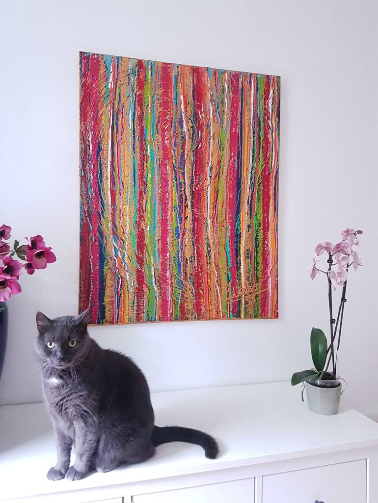 Original Abstract Painting by Eva Weller