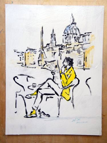 Print of Figurative Travel Paintings by Zoltan Vasanits