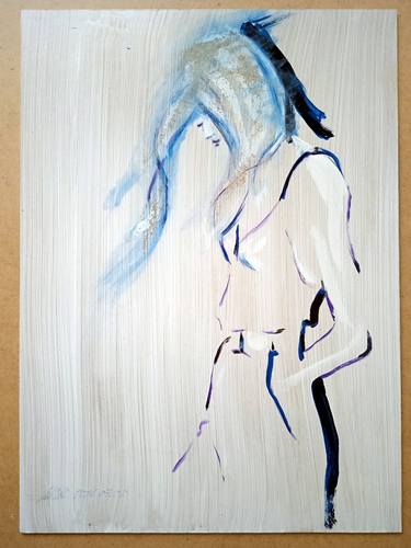 Original Abstract Women Paintings by Zoltan Vasanits