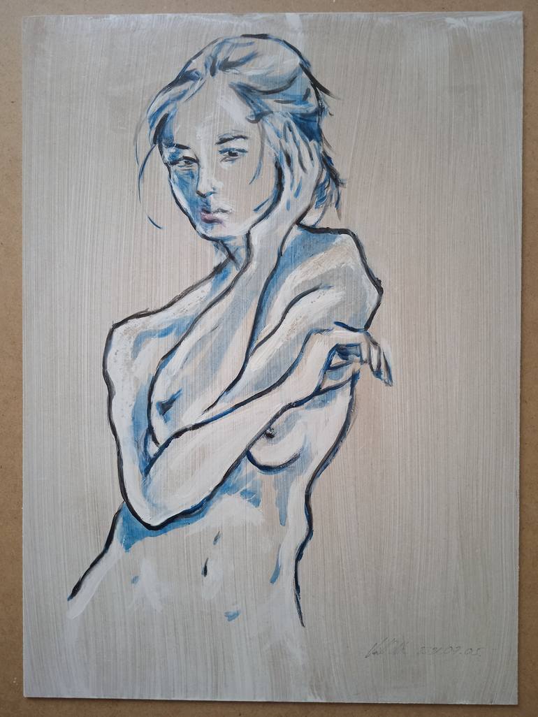 Nude of a young girl