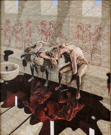 Original Surrealism Classical mythology Paintings by Michal Jan Borucki