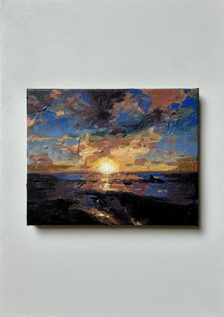 Original Expressionism Seascape Painting by Jennifer Swoyer