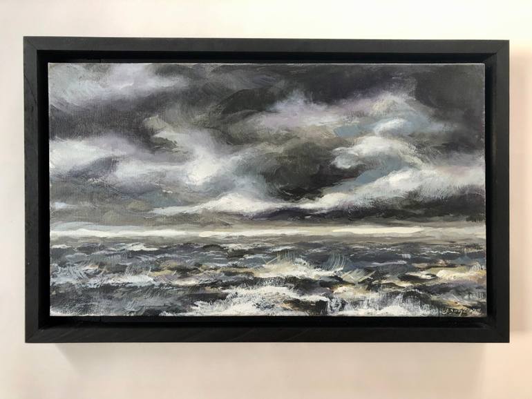 Original Modernism Seascape Painting by Jennifer Swoyer