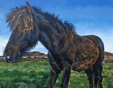 Print of Fine Art Horse Paintings by Jennifer Swoyer