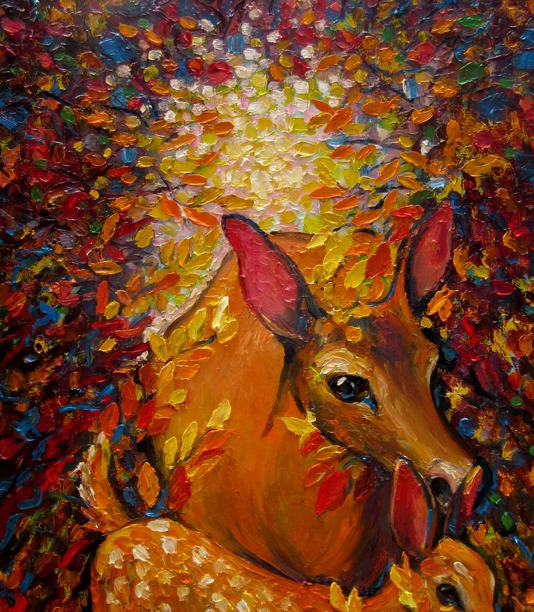 Original Realism Animal Painting by Nadia Bykova