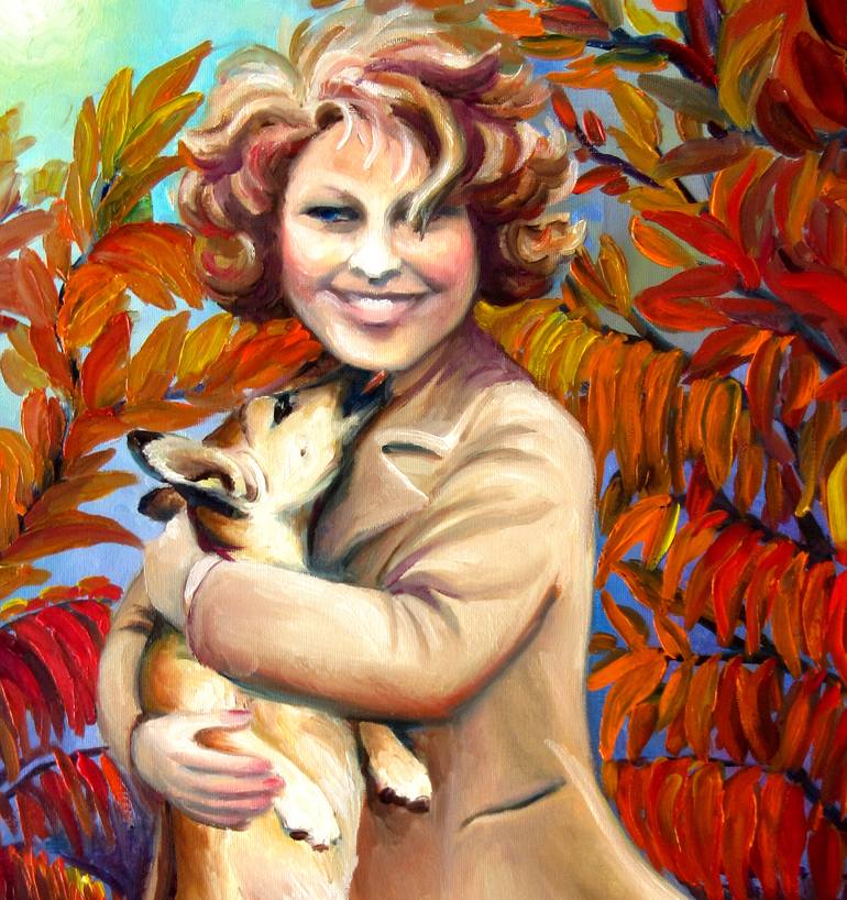 Original Portraiture People Painting by Nadia Bykova