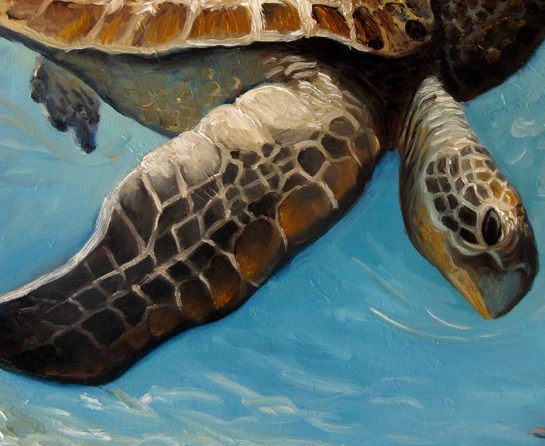 Original Realism Animal Painting by Nadia Bykova