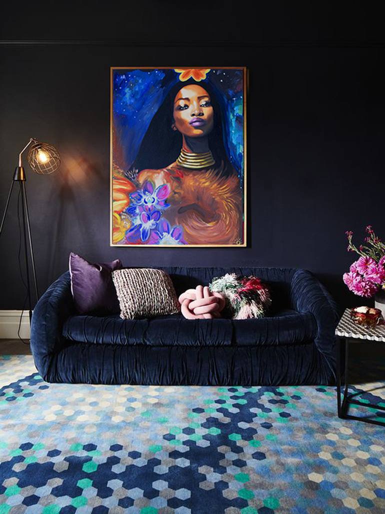 Original Figurative Women Painting by Julie Morin