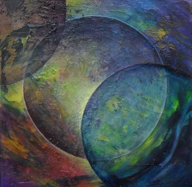Print of Abstract Outer Space Paintings by Lia van Elffenbrinck