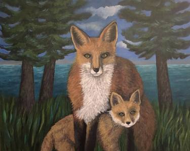 Original Figurative Animal Painting by Nancy Norman