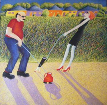 Original Fine Art Humor Paintings by Nancy Norman