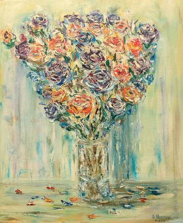 Print of Figurative Floral Paintings by Vasyl Muntian