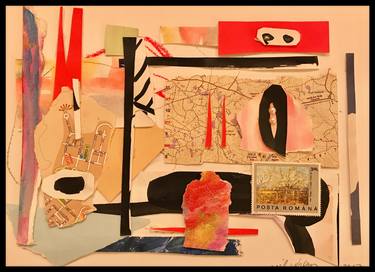 Original Figurative Abstract Collage by gail winbury