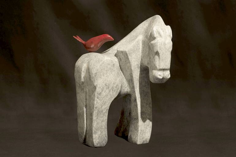 Original Figurative Animal Sculpture by Mark Yale Harris