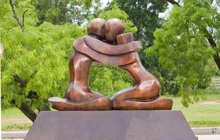 Original Love Sculpture by Mark Yale Harris