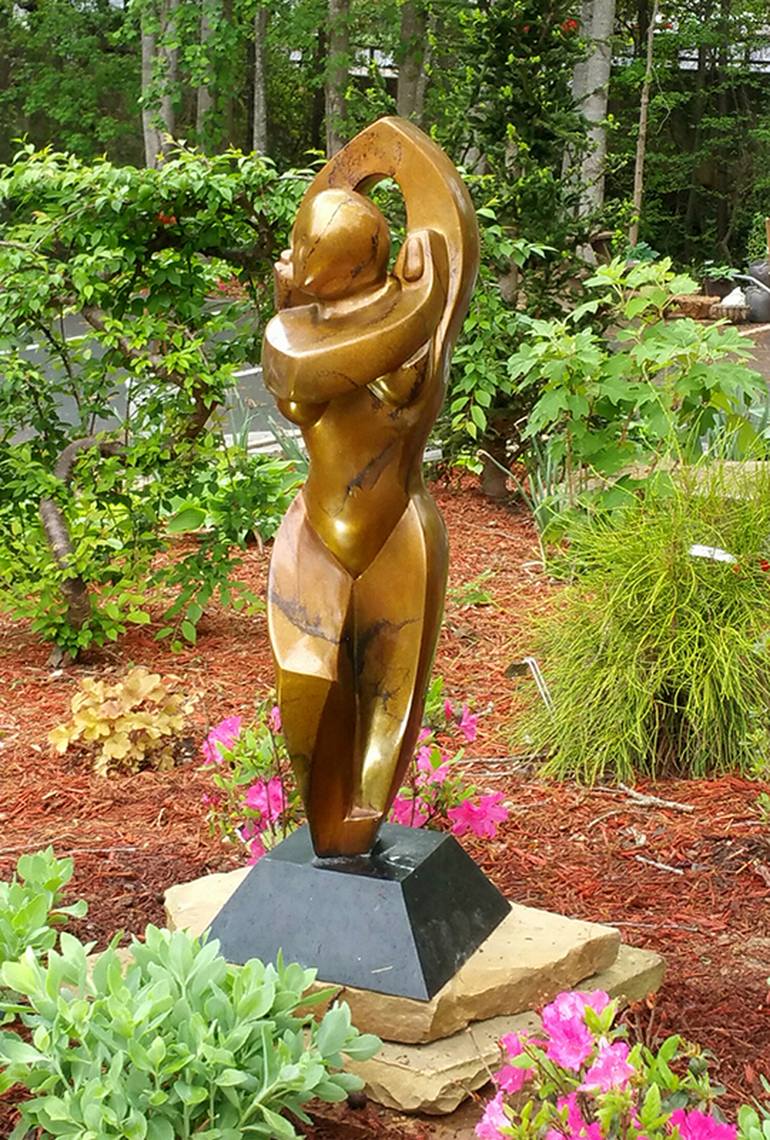 Original Abstract People Sculpture by Mark Yale Harris