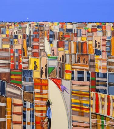 Print of Abstract Expressionism Cities Paintings by Adam Bogusz