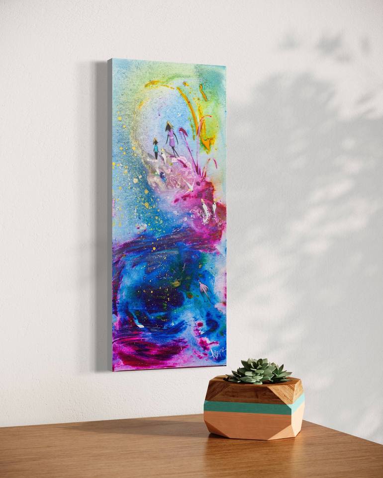 Original Abstract Expressionism Fantasy Painting by Adam Bogusz