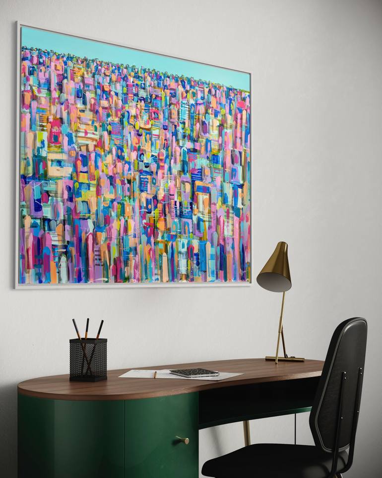 Original Abstract Painting by Adam Bogusz