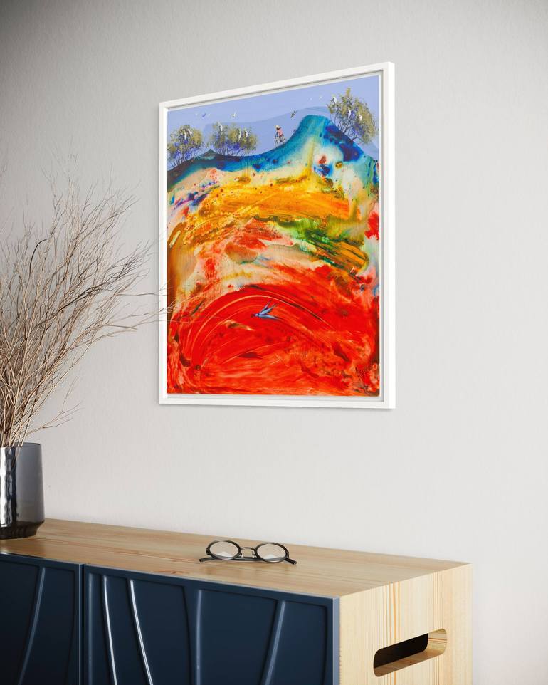Original Abstract Expressionism Landscape Painting by Adam Bogusz