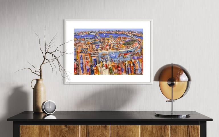 Original Cities Painting by Adam Bogusz