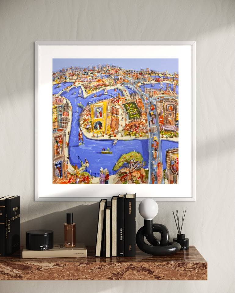 Original Cities Painting by Adam Bogusz