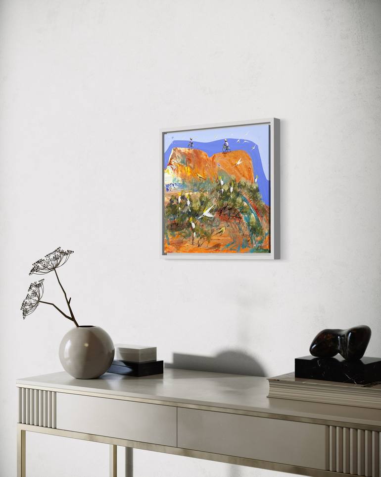 Original Abstract Expressionism Landscape Painting by Adam Bogusz