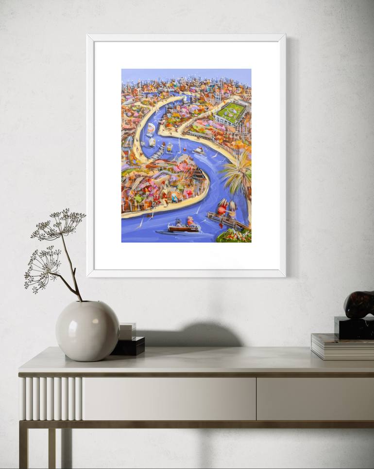 Original Abstract Expressionism Landscape Painting by Adam Bogusz