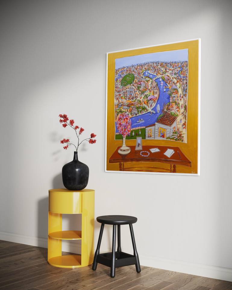 Original Expressionism Landscape Painting by Adam Bogusz