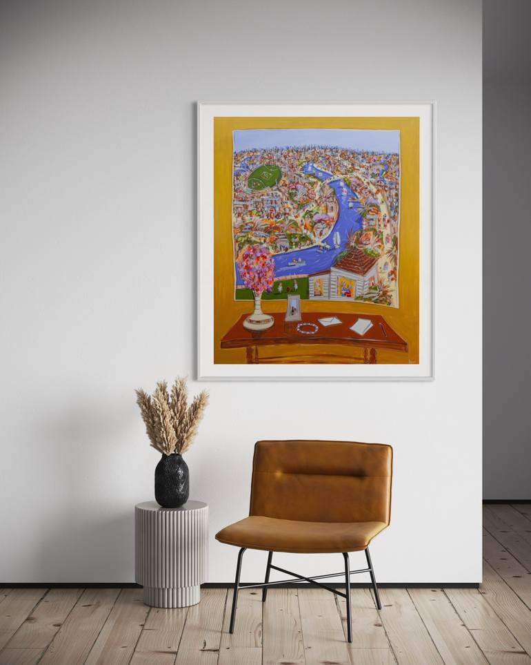 Original Expressionism Landscape Painting by Adam Bogusz