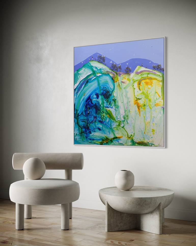 Original Expressionism Landscape Painting by Adam Bogusz