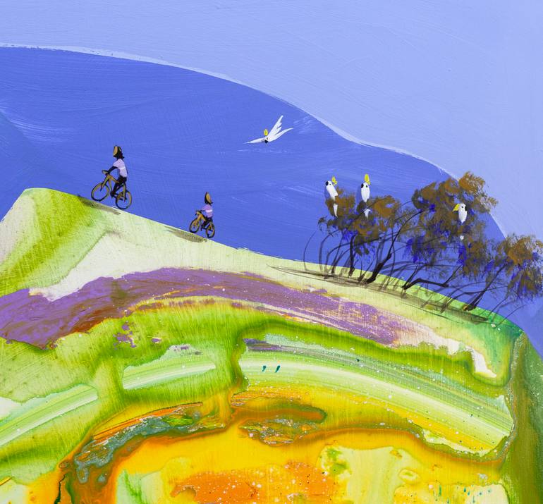 Original Expressionism Landscape Painting by Adam Bogusz