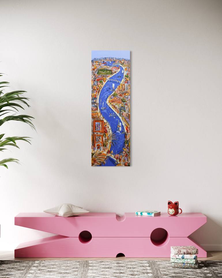 Original Expressionism Landscape Painting by Adam Bogusz