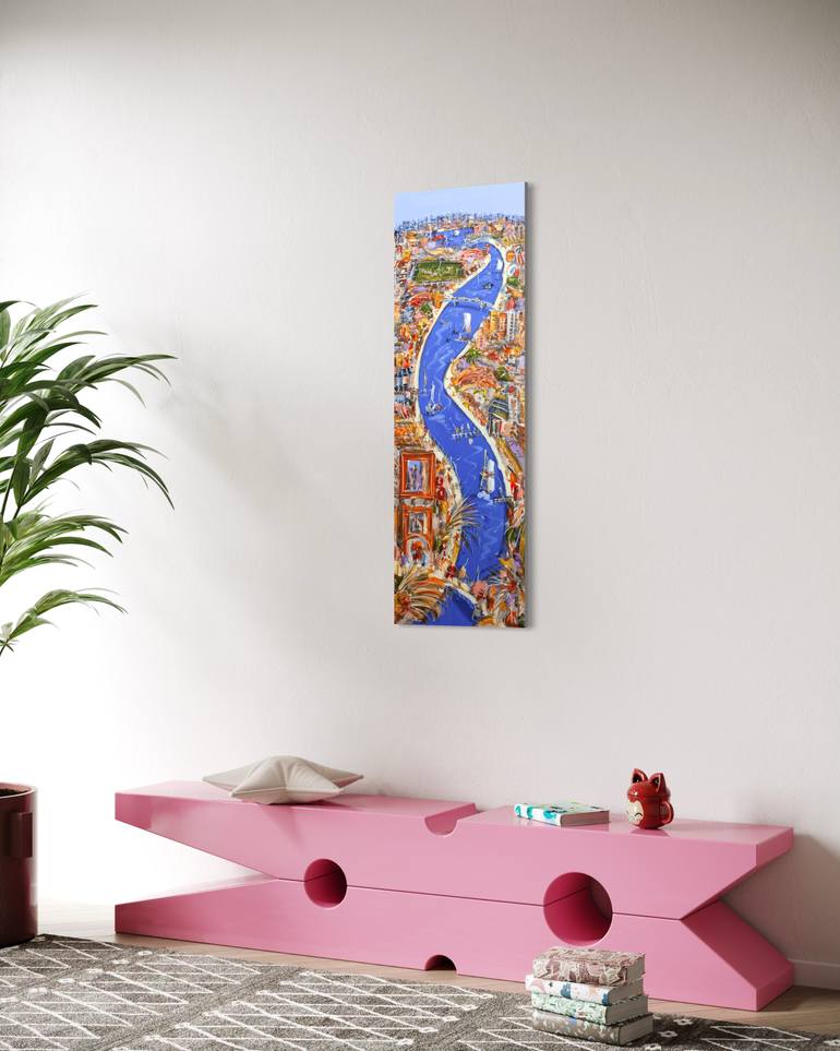 Original Expressionism Landscape Painting by Adam Bogusz