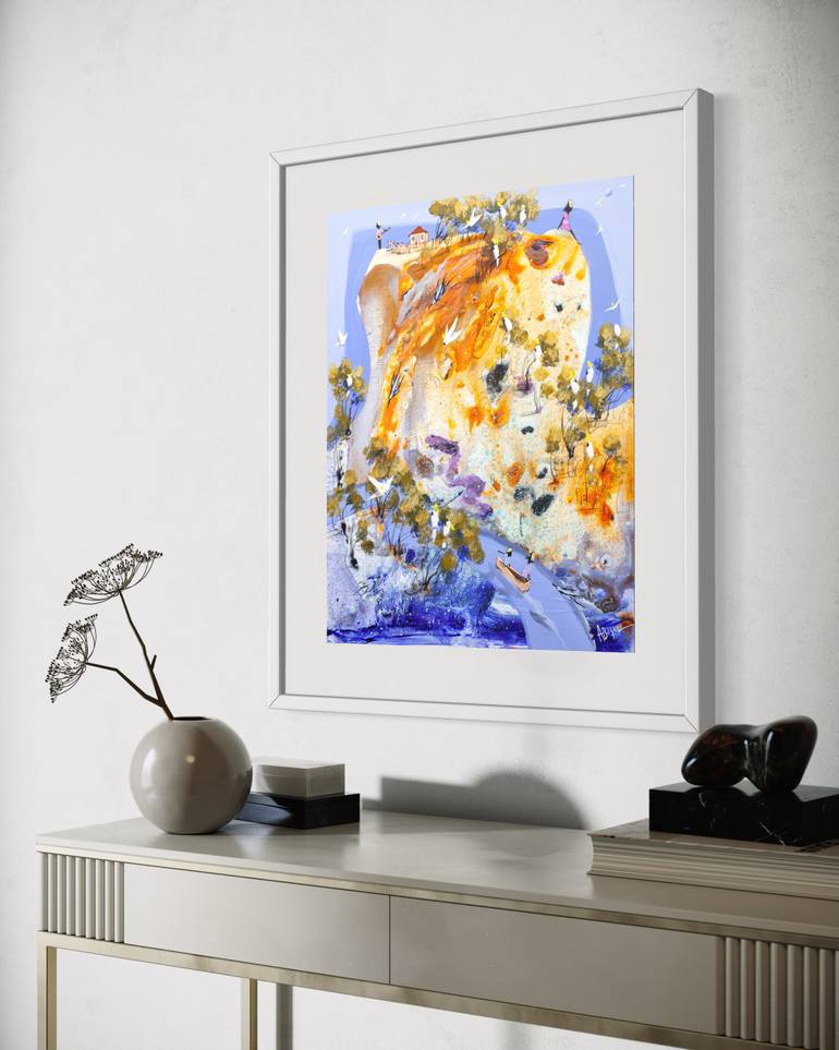 Original Abstract Expressionism Landscape Painting by Adam Bogusz