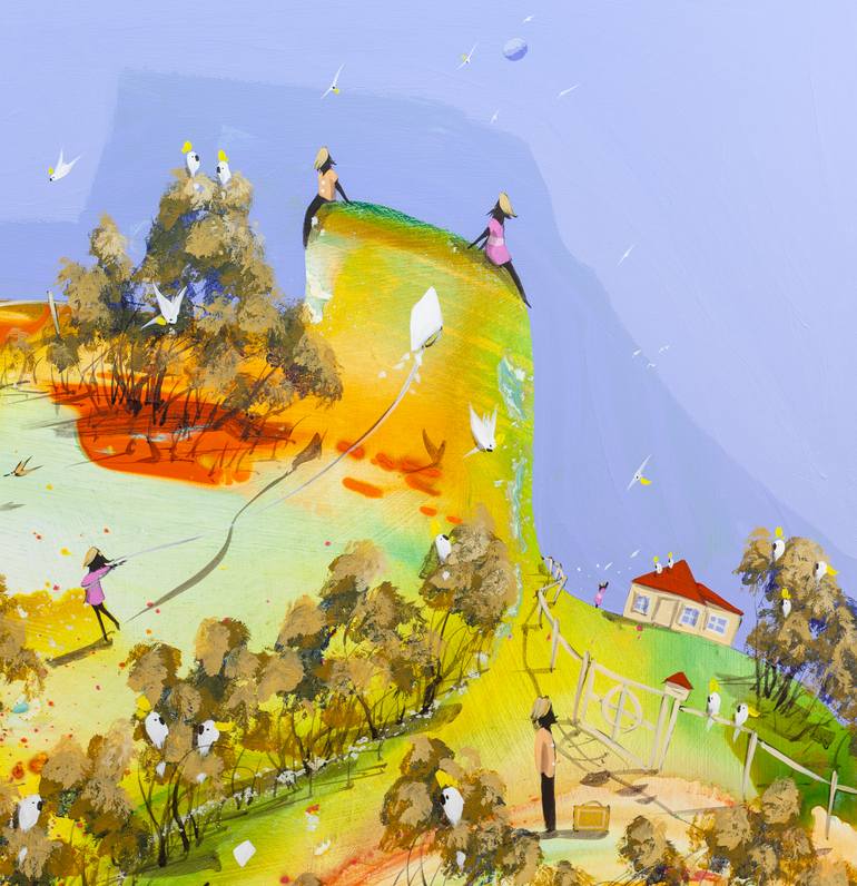 Original Expressionism Landscape Painting by Adam Bogusz