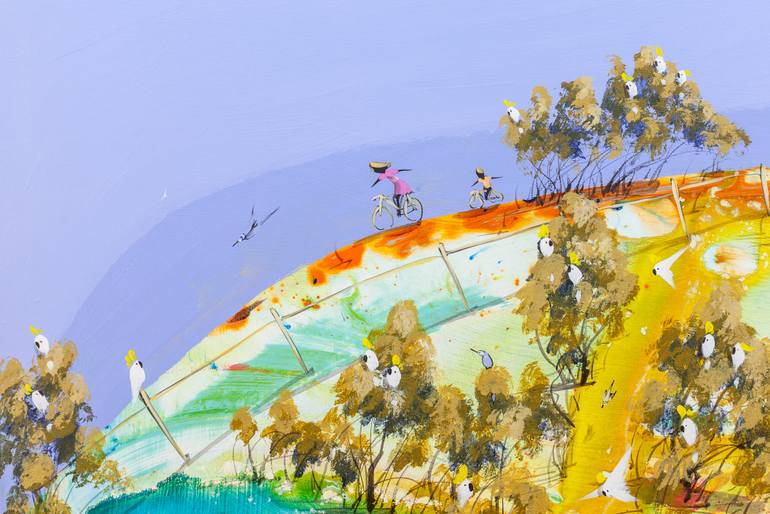 Original Expressionism Landscape Painting by Adam Bogusz