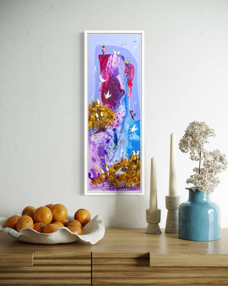 Original Abstract Expressionism Landscape Painting by Adam Bogusz