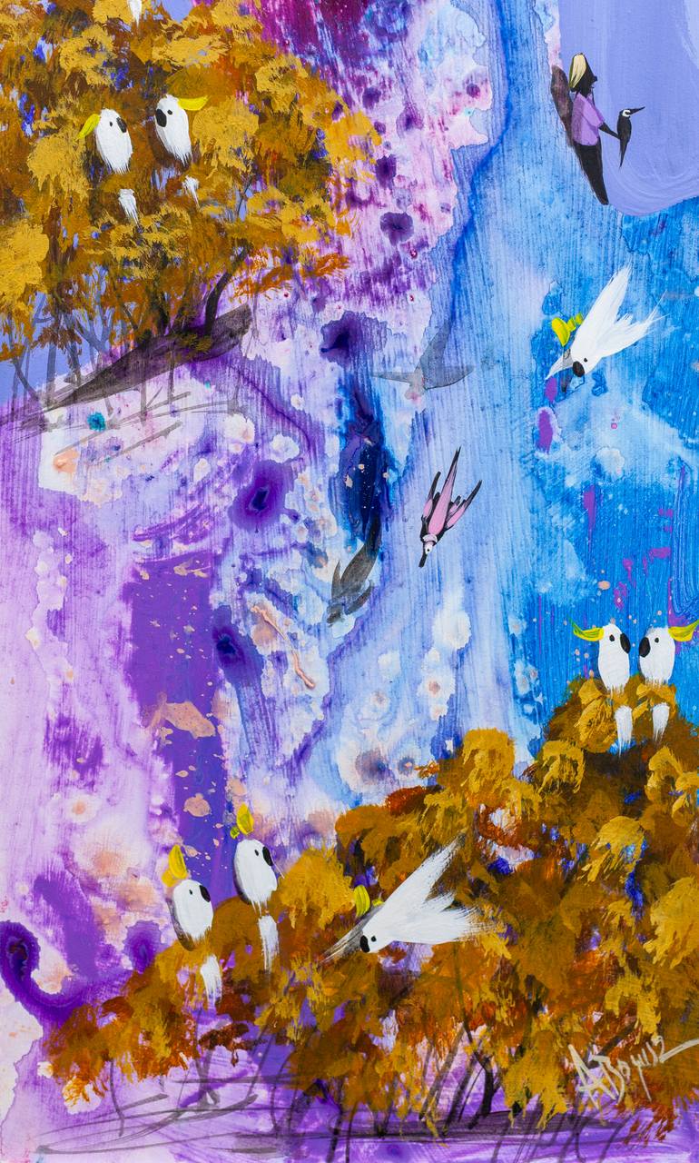 Original Abstract Expressionism Landscape Painting by Adam Bogusz