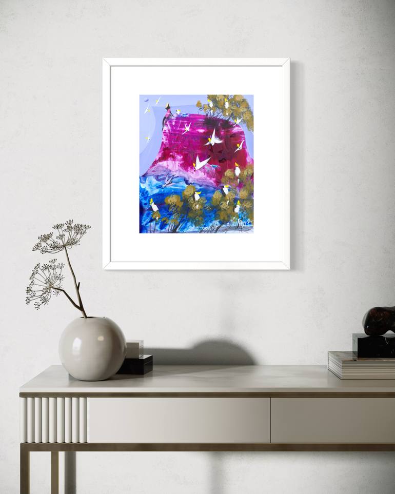 Original Abstract Expressionism Landscape Painting by Adam Bogusz