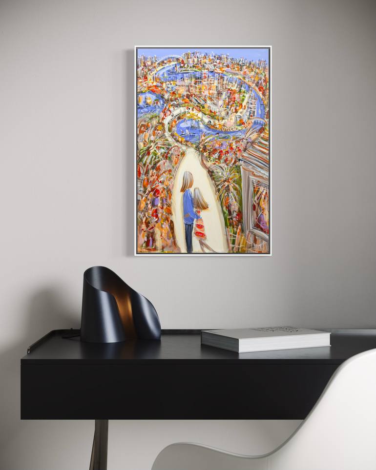 Original Expressionism Landscape Painting by Adam Bogusz